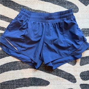 Women's Navy Blue LULULEMON hotty hot size 8